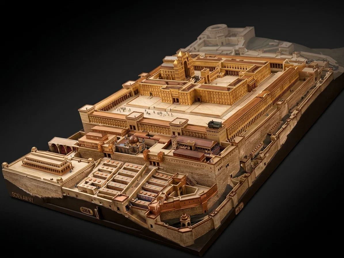 SOLOMON'S TEMPLE, BUILT 1000 B. C.