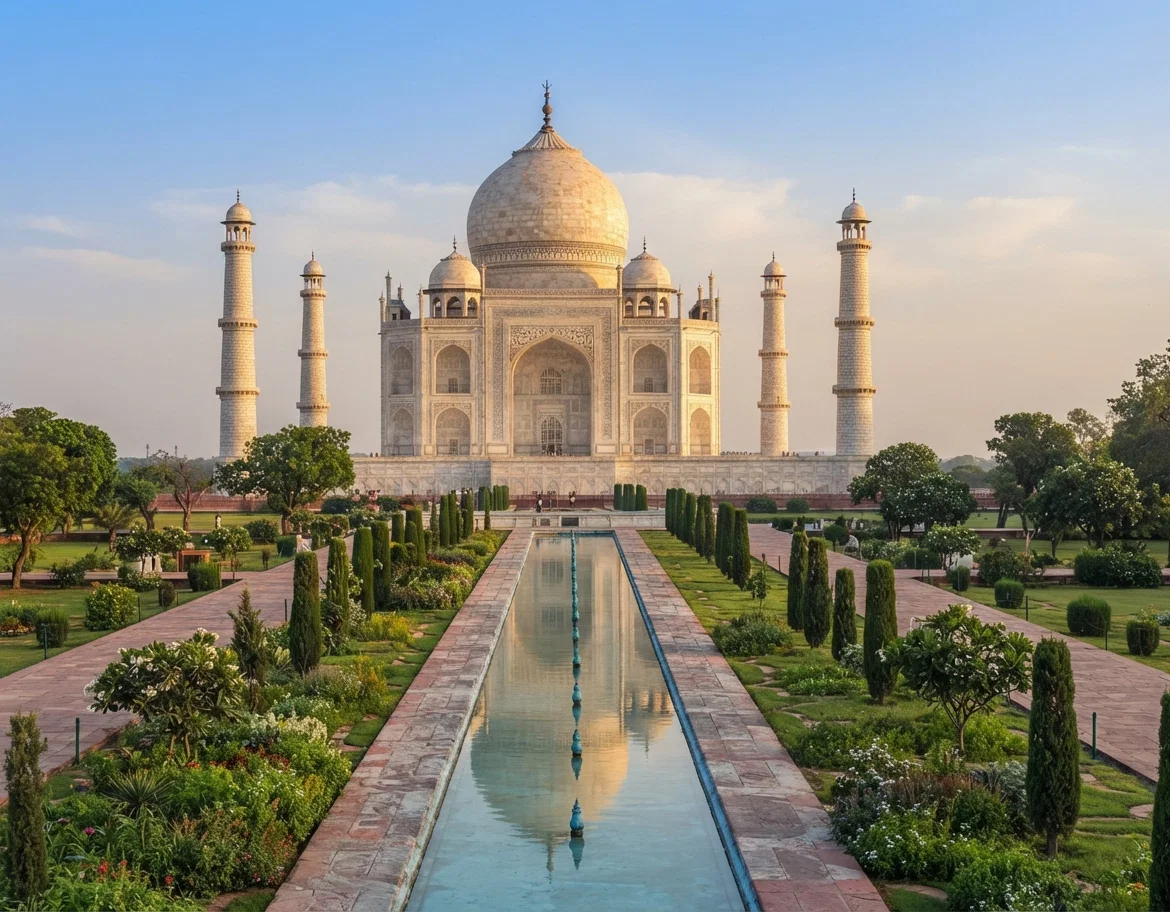 THE TAJ MAHAL.