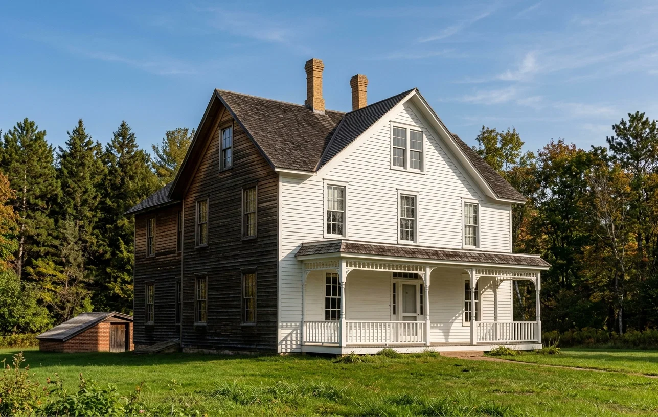 A COTTAGE BUILT BY THE STUDENTS