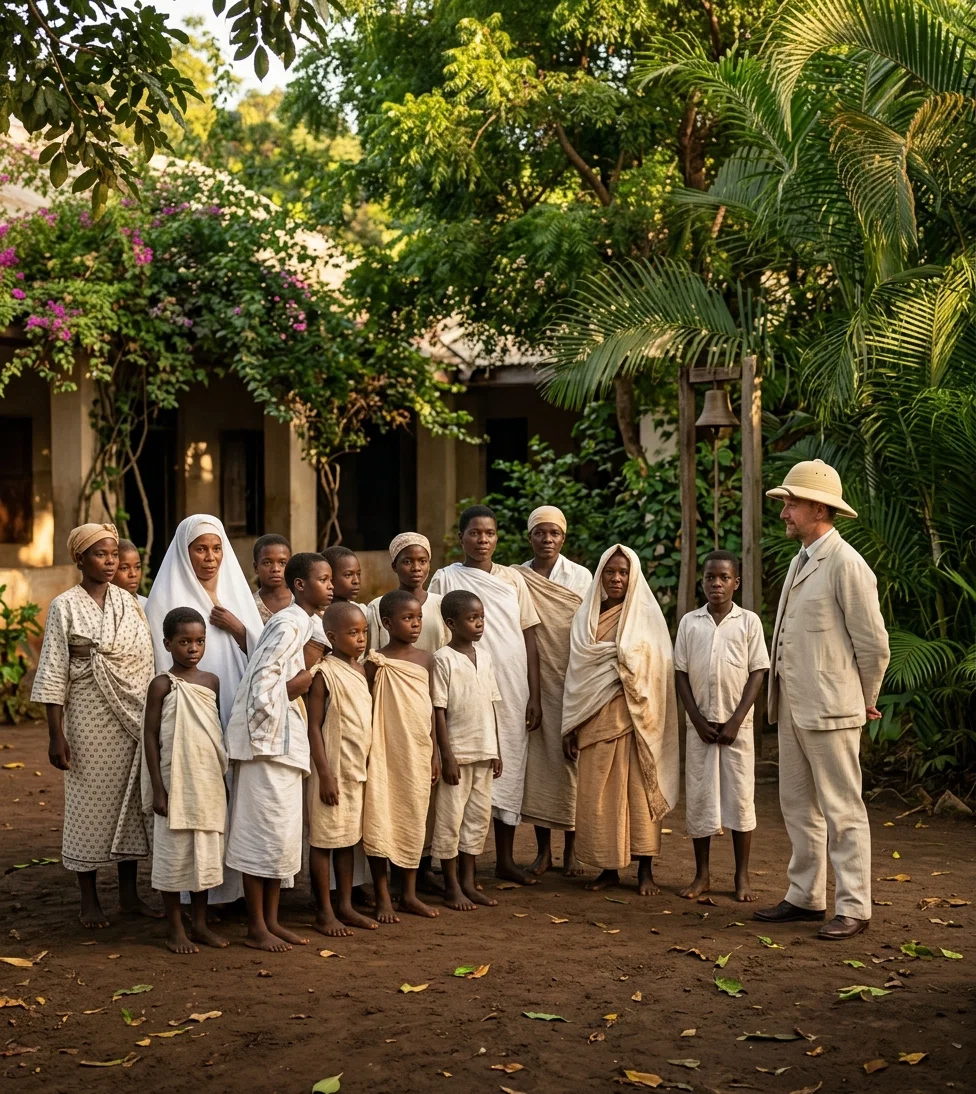 IN GERMAN EAST AFRICA

The Friedensthal school, one of the three stations conducted by the German Union Conference.