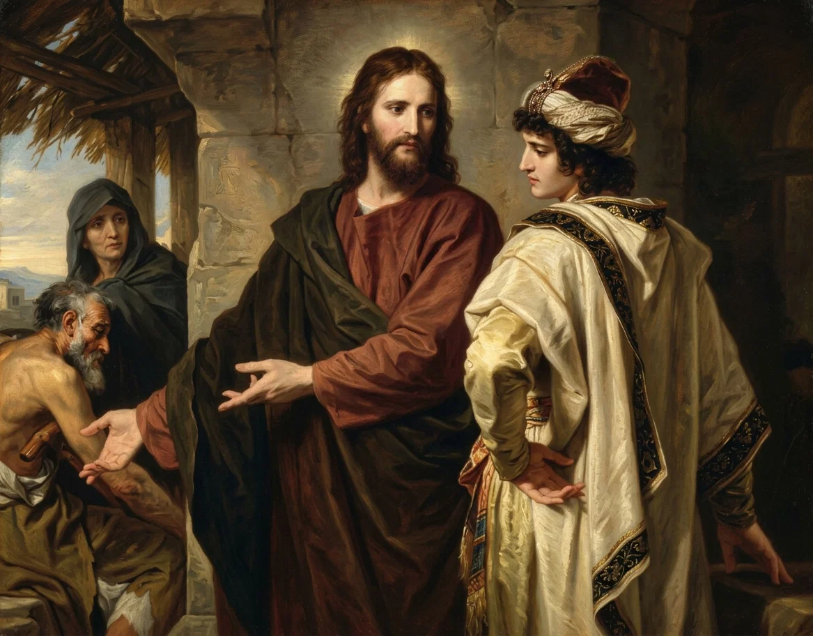“Go and sell that thou hast, and give to the poor, and thou shalt have treasure in heaven; and come and follow Me.” Matt. 19:21.