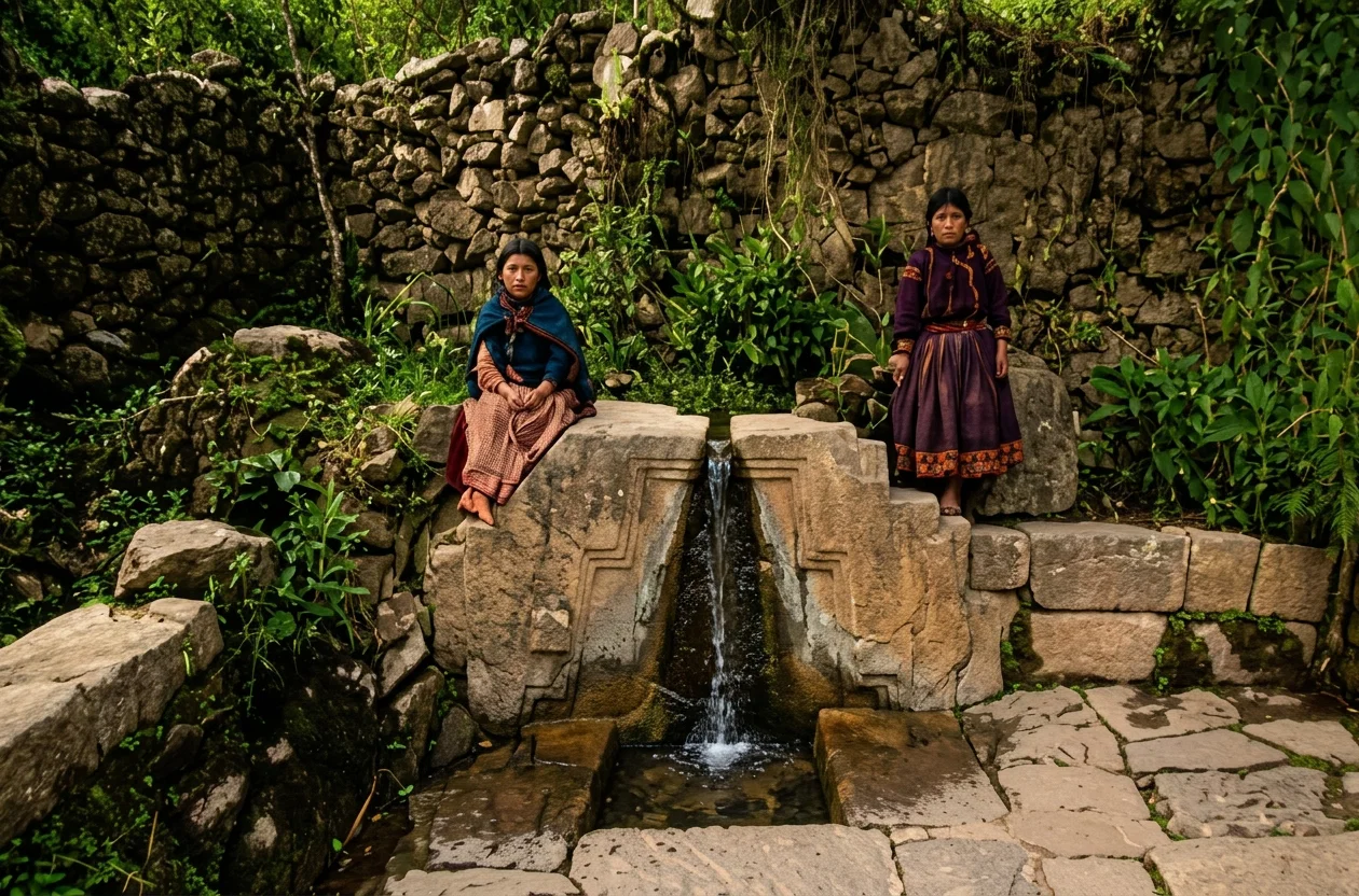 BATHING PLACE OF THE DAUGHTERS OF AN INCA MONARCH