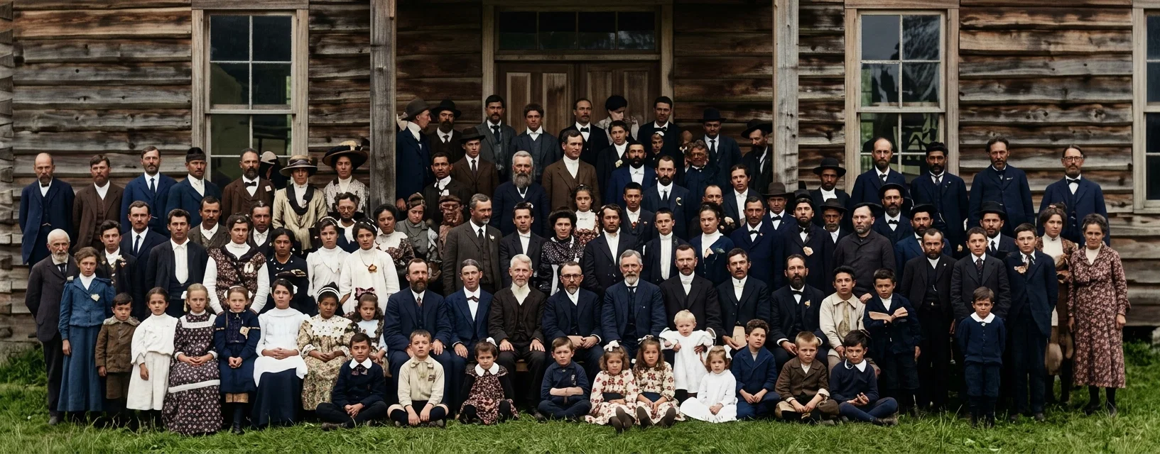 GROUP OF BELIEVERS ATTENDING THE CHILE GENERAL MEETING