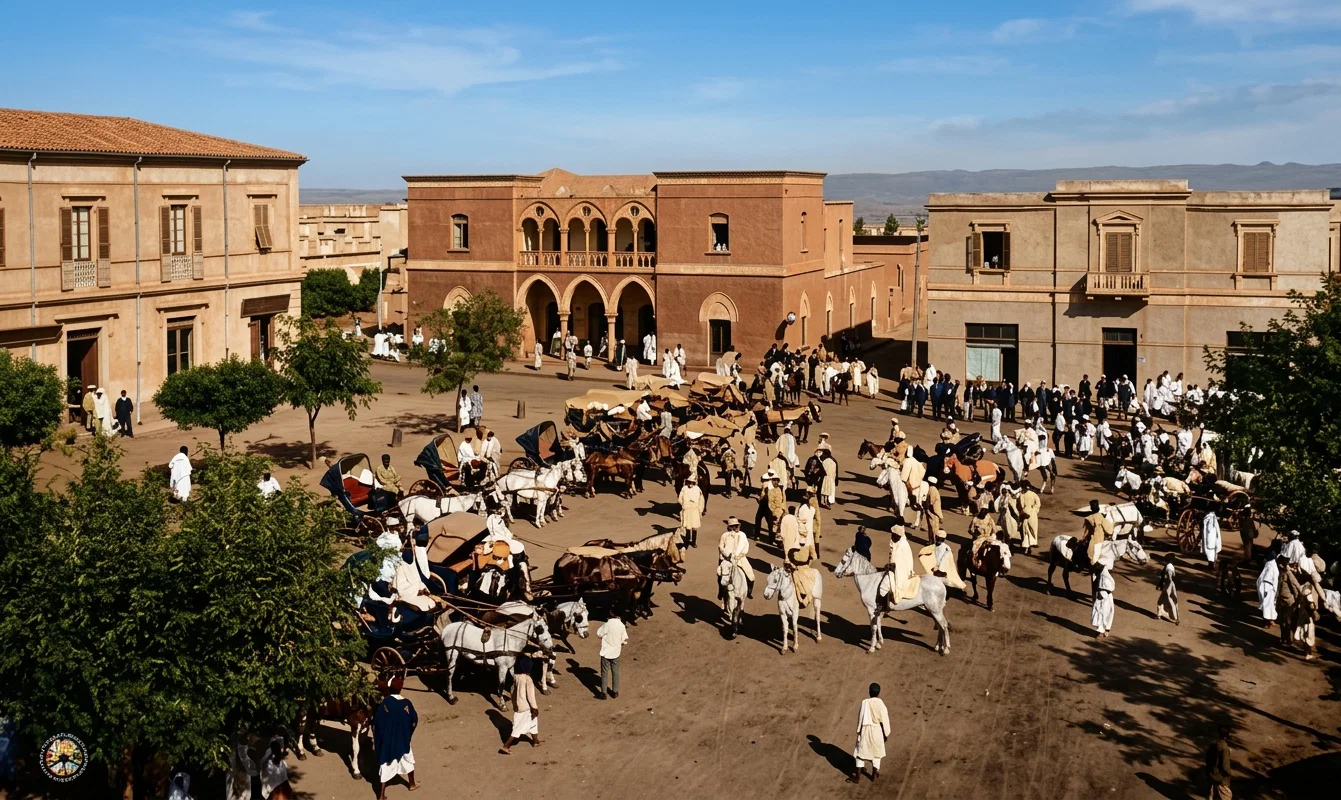 ASMARA, ON THE BORDER OF ABYSSINIA, NEAR WHICH A NEW MISSION STATION IS BEING BUILT