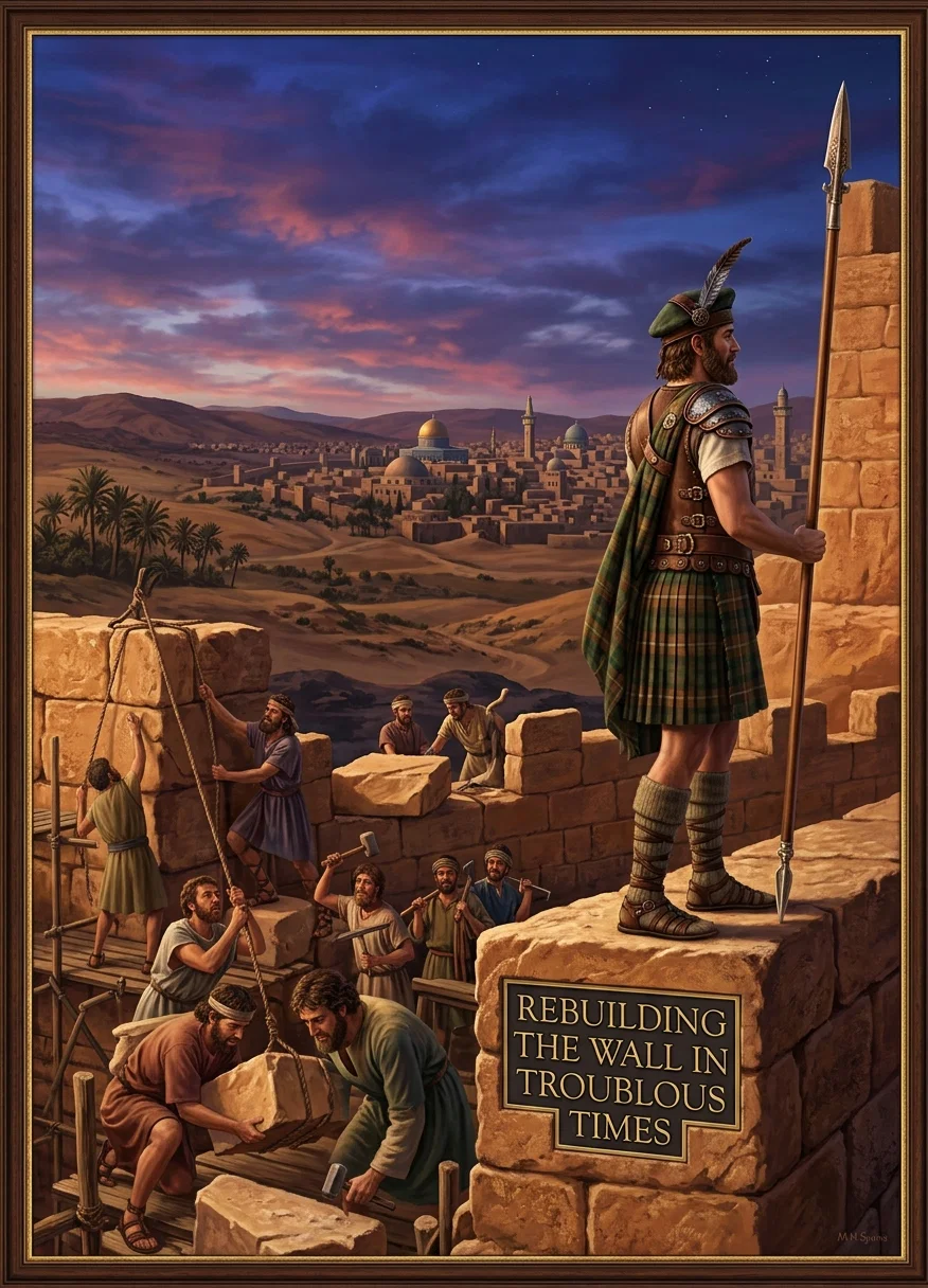 REBUILDING THE WALL IN TROUBLOUS TIMES. : DAN. 9:25