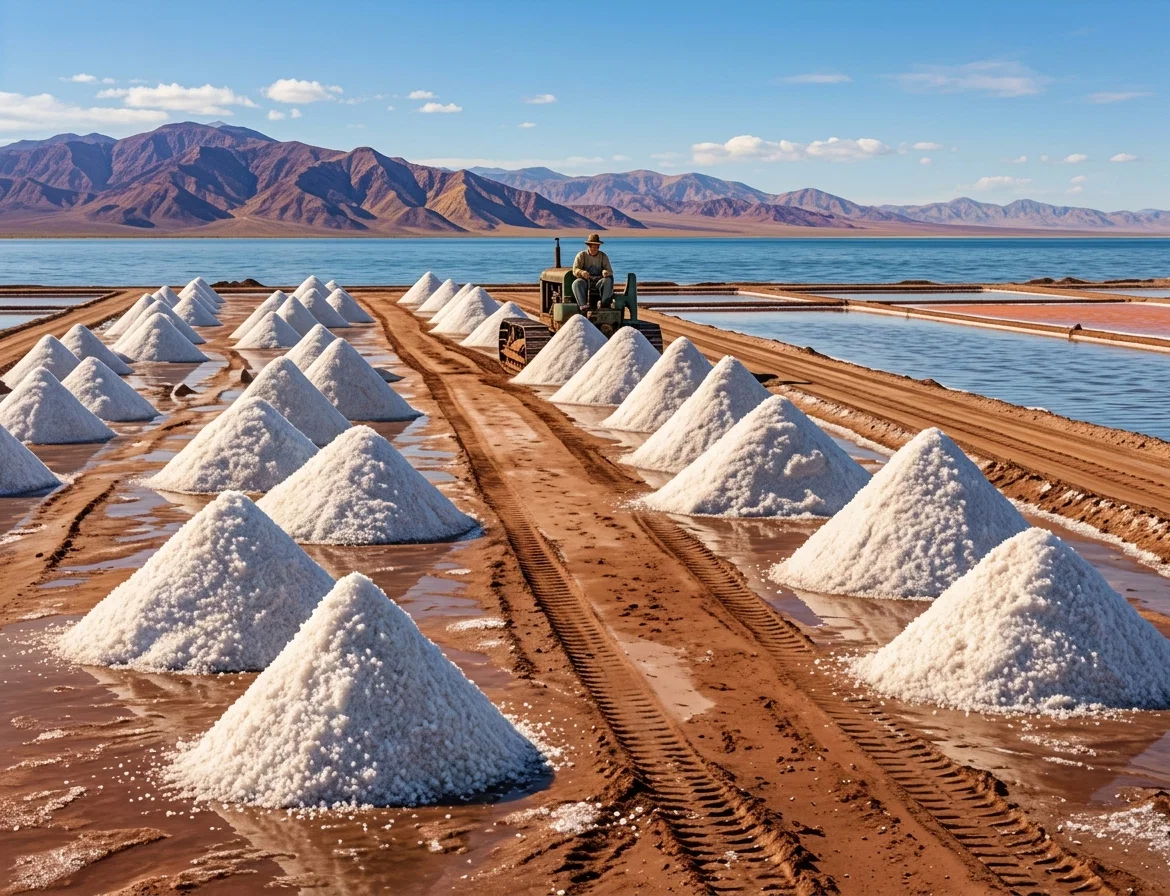 The Salton Sea and Salt Works