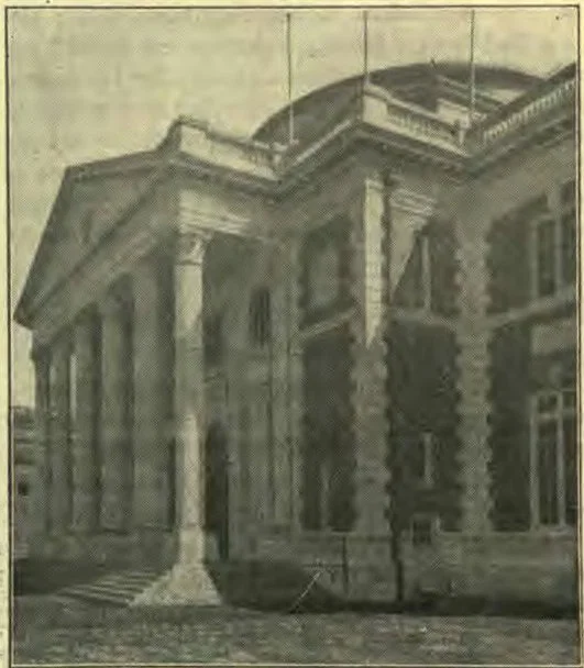 Copyright Jamestown Photographic Corporation. Main Entrance to Auditorium Palace.
