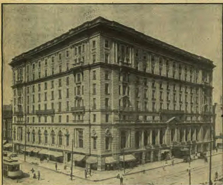 Claypool Hotel, Headquarters of the Convention.