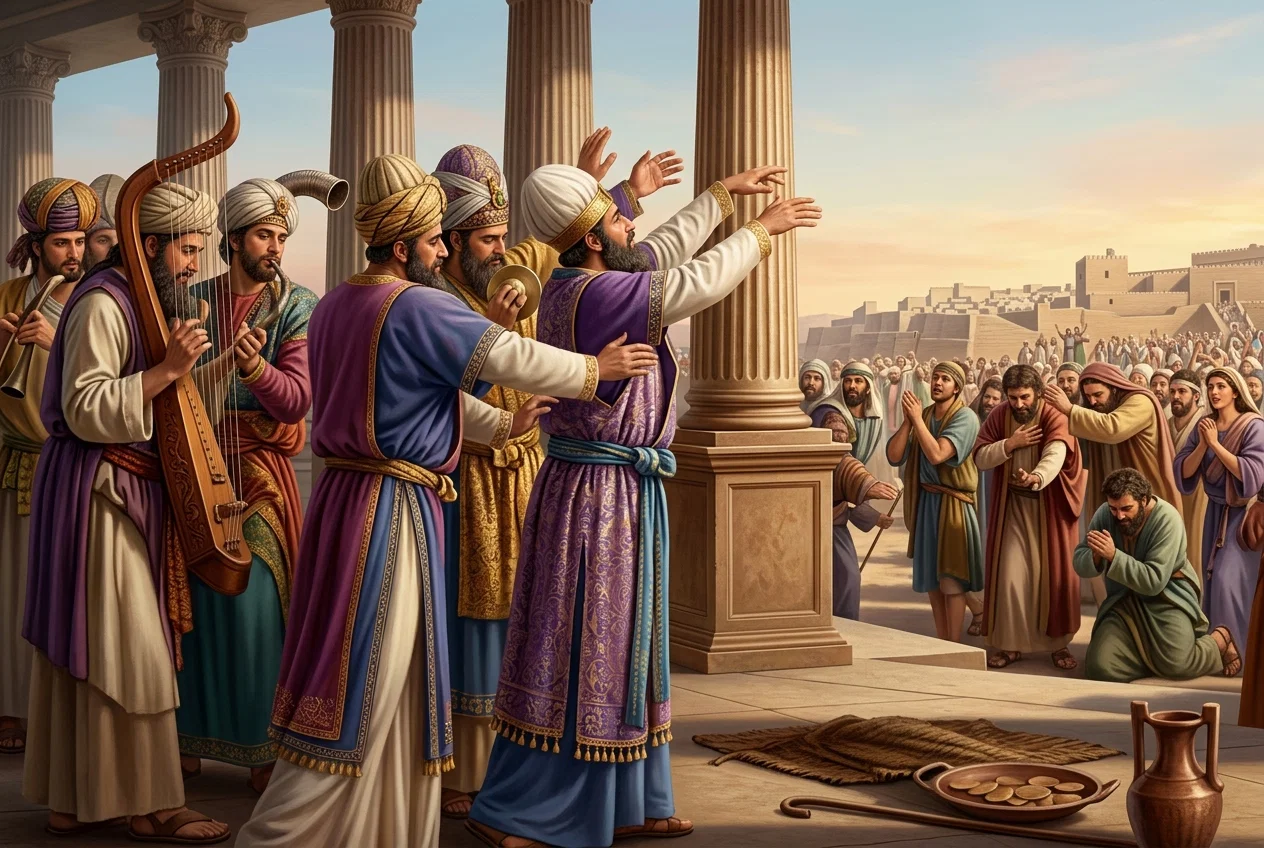 Rejoicing of the Israelites upon the Building of the Temple