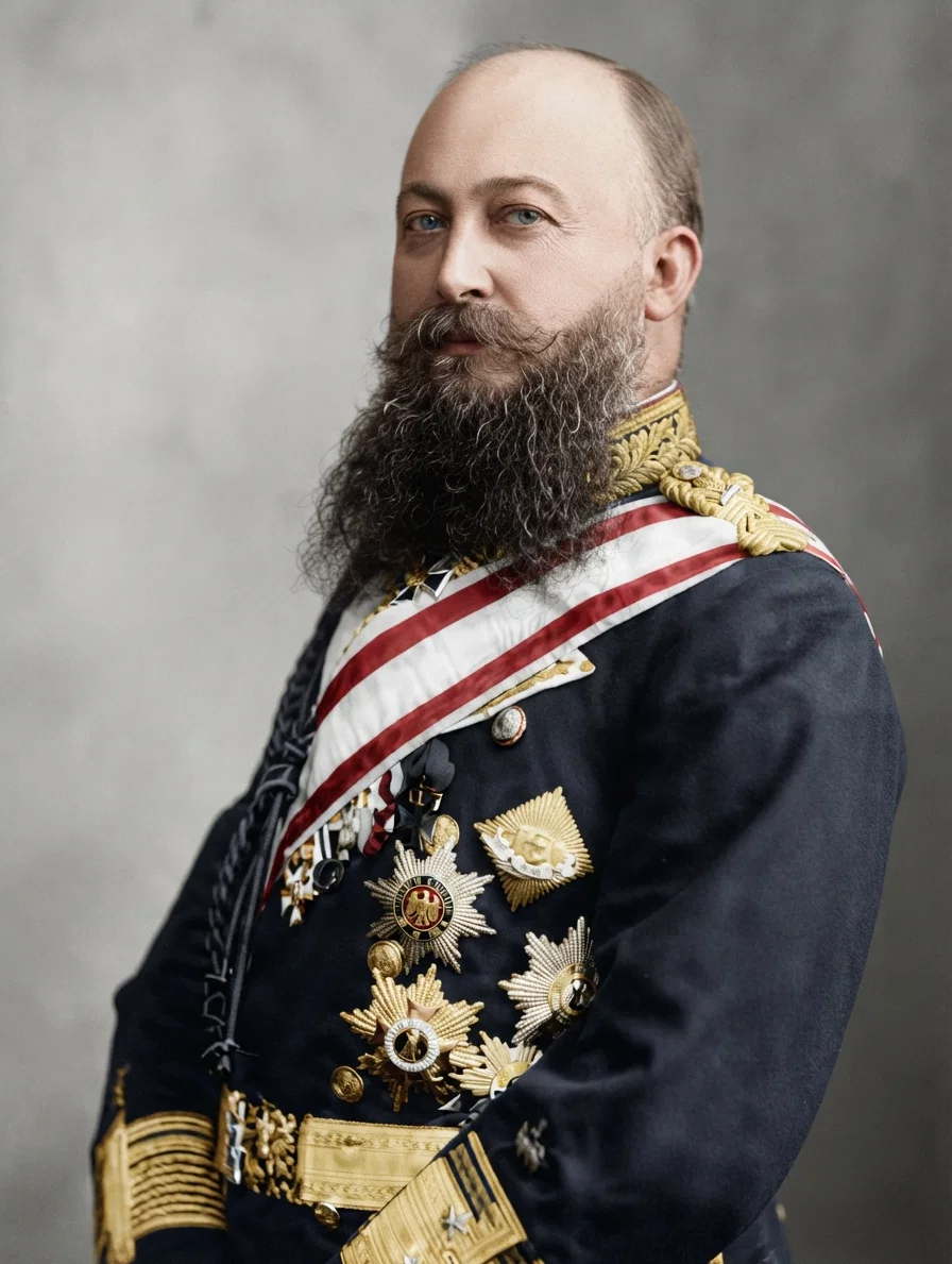 High Admiral Alfred P. T. von Tirpitz, commander of the kaiser's naval forces