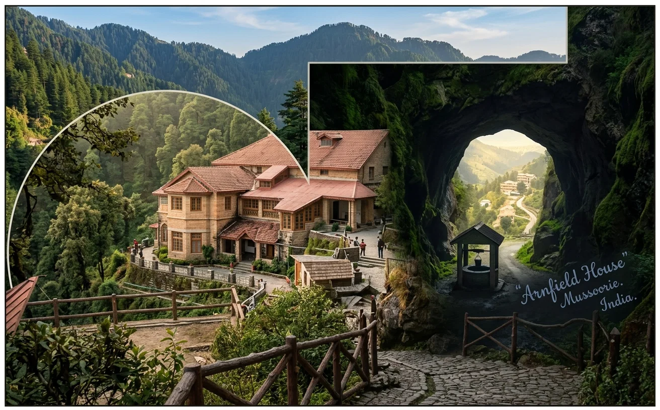 THE MISSION HOME AT MUSSOORIE, IN THE HILLS