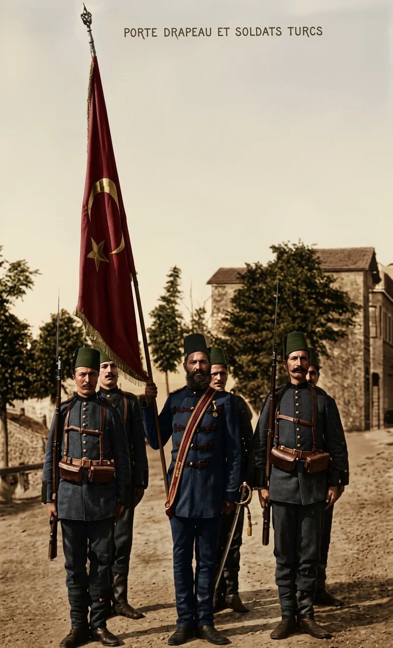 Standard and Soldiers of the Young Turks