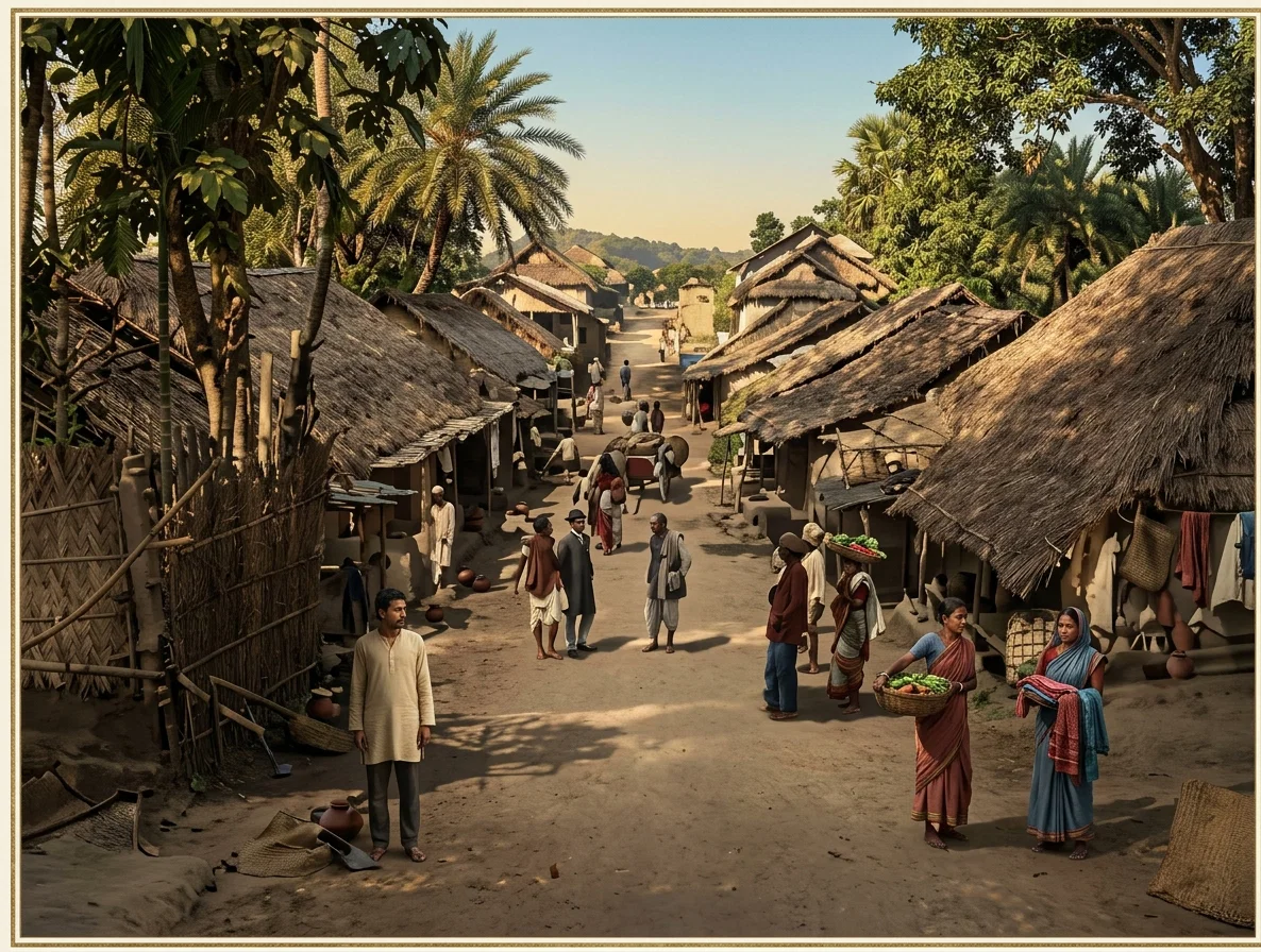 Native Village, near Calcutta, Bengal