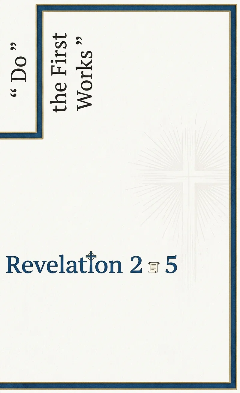See Revelation 2:5