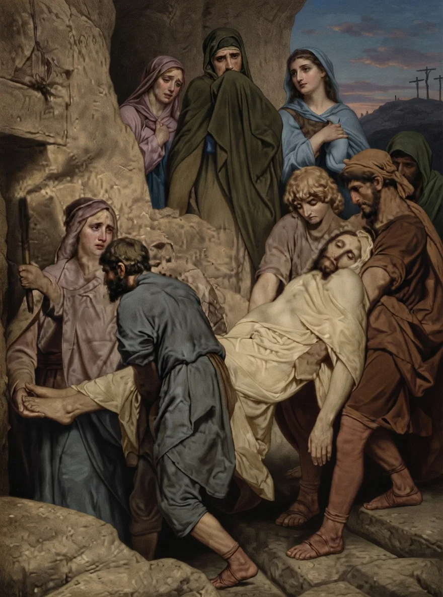 Hofmann The Entombment of Christ.