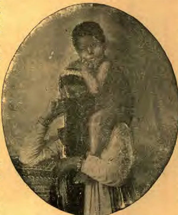 Native Egyptian Woman and Child.