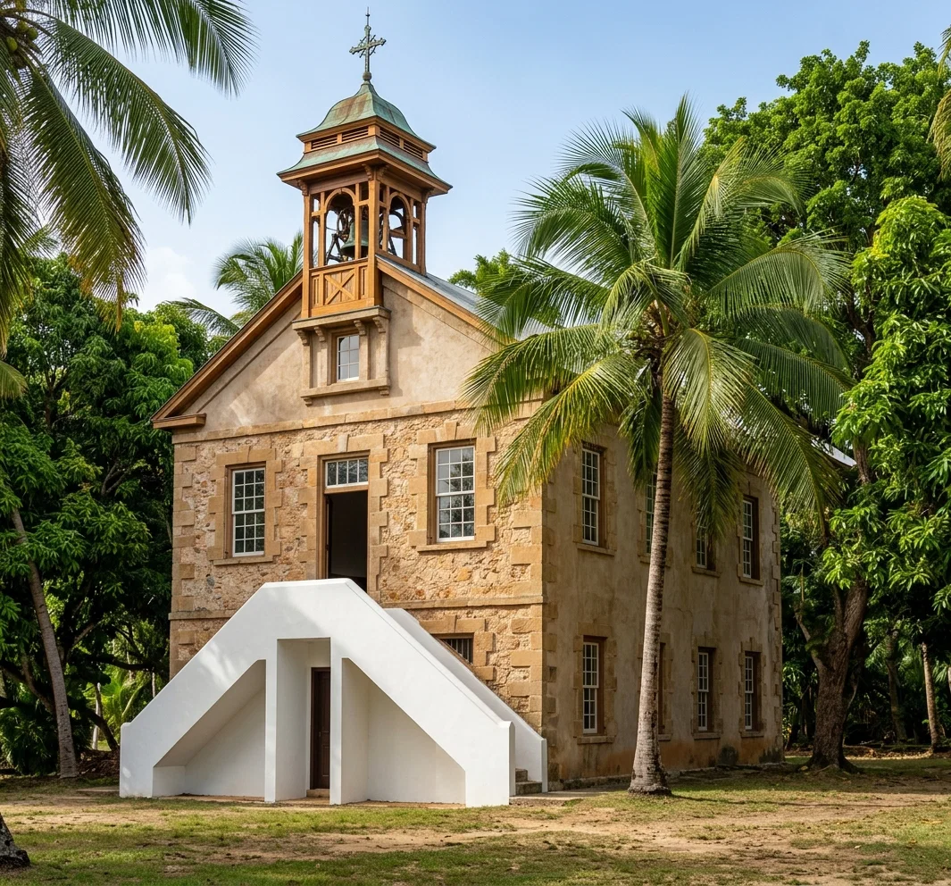 THE NEW PORTO RICAN CHAPEL AND MISSION HEAD-QUARTERS, SAN JUAN