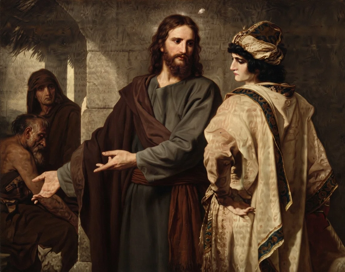 From Hofmann's great painting, "Christ and the Young Man." Even so the Personal Christ appeals to each Individual soul. To Him alone our allegiance is due. He only is our Saviour. To Him alone must we give account. There can of right be no law, no dogma, nothing human, which interferes between the Saviour of men and the Individual man.
