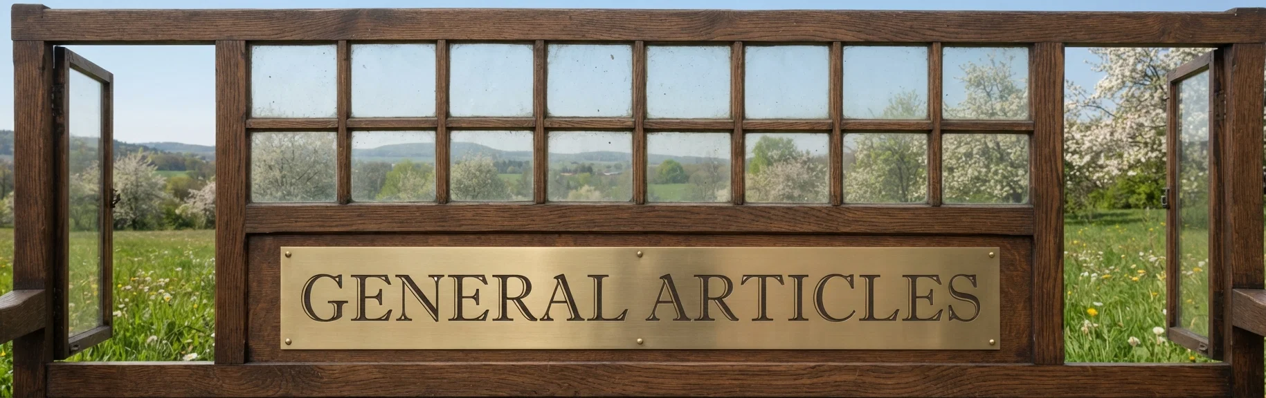 GENERAL ARTICLES