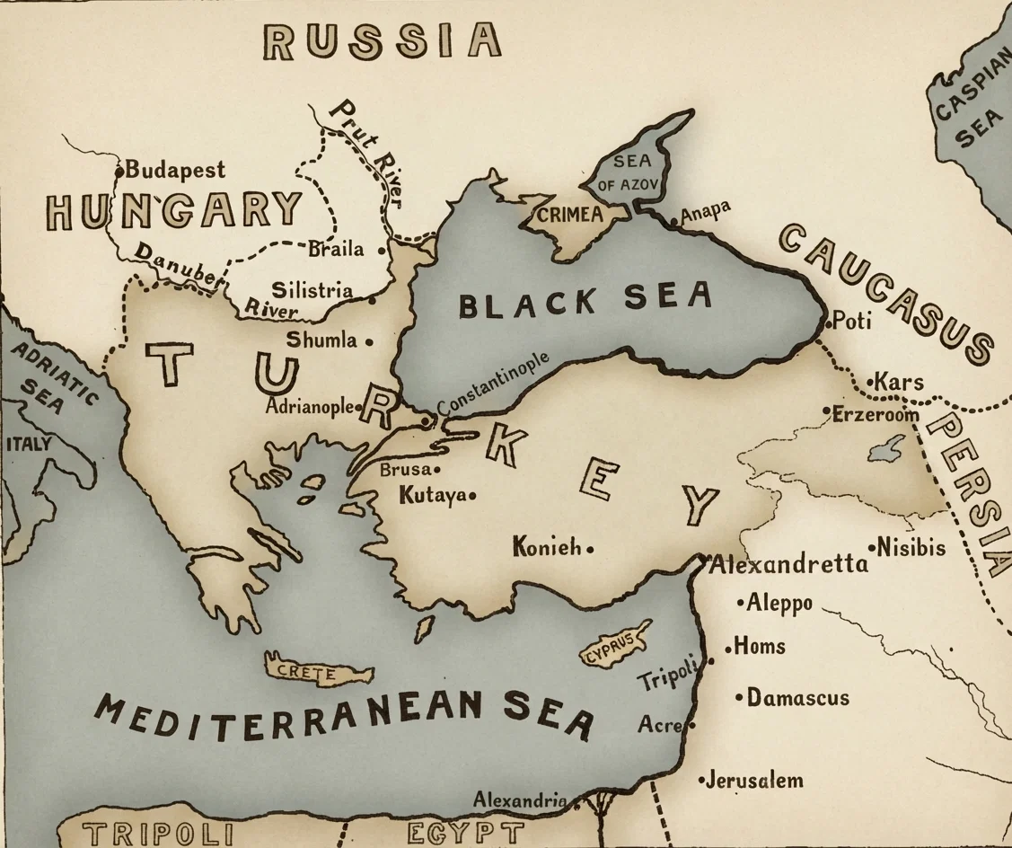 DISTANCES FROM CONSTANTINOPLE