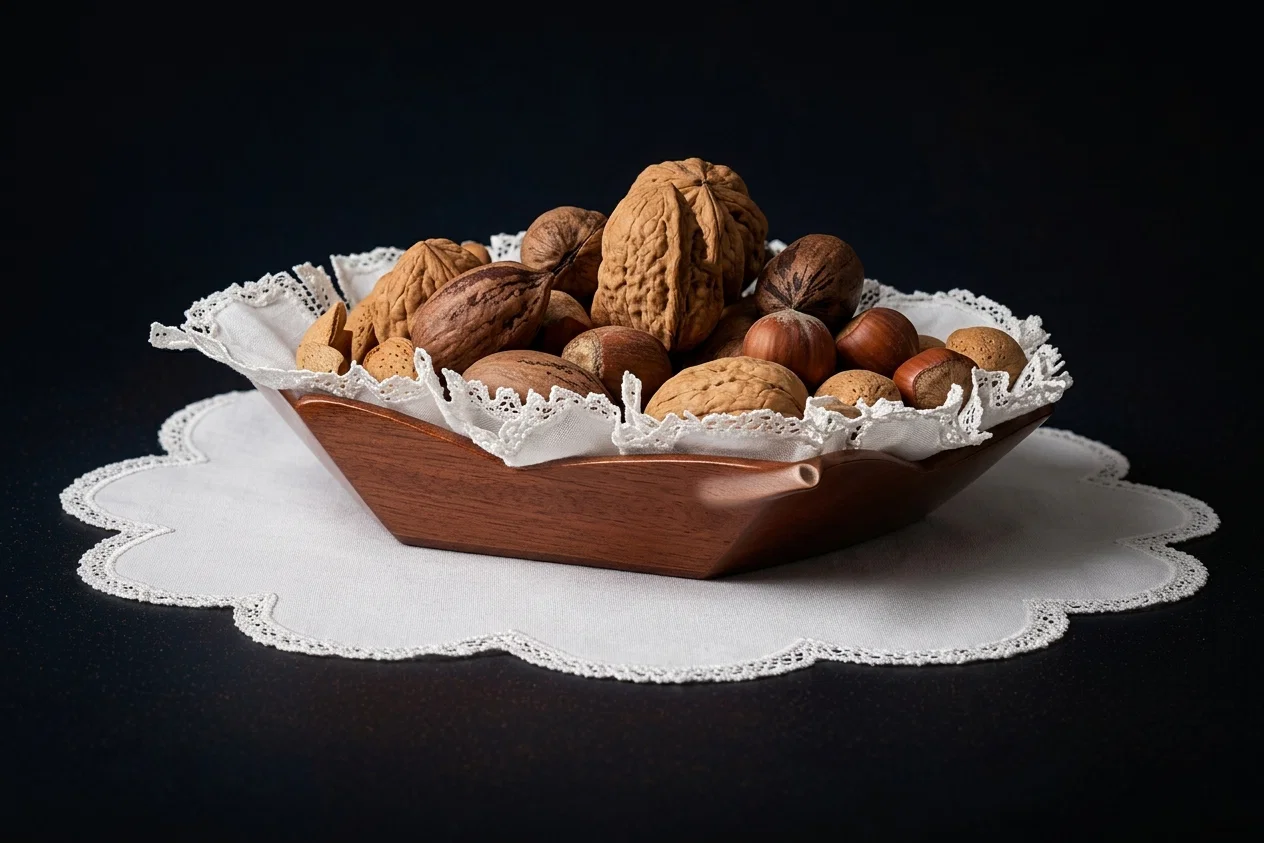 A TRAY OF NUTS