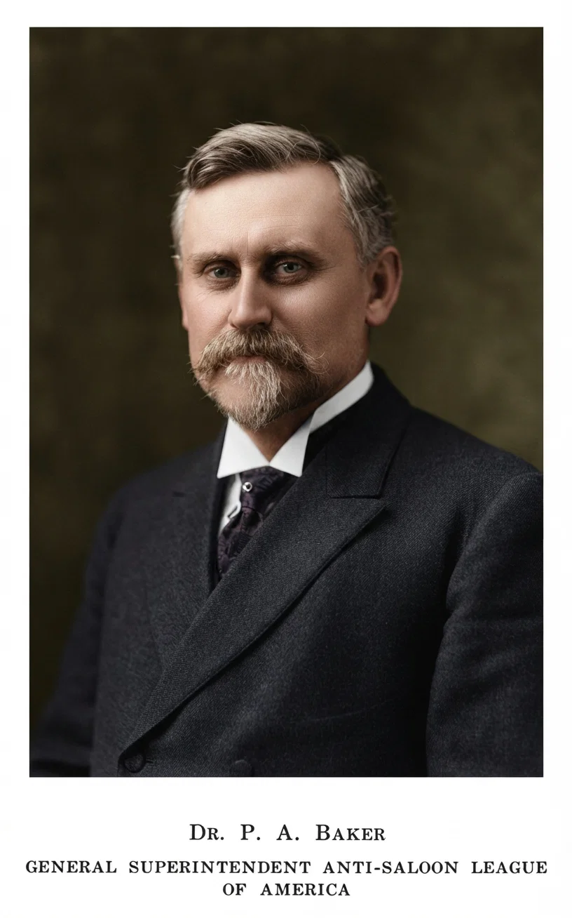 Photo by Baker Art Gallery
DR. P. A. BAKER
GENERAL SUPERINTENDENT ANTI-SALOON LEAGUE
OF AMERICA