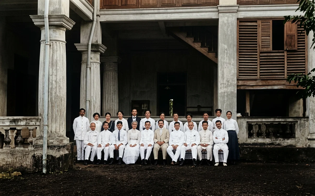MALAYSIAN MISSION BUILDING AND WORKERS