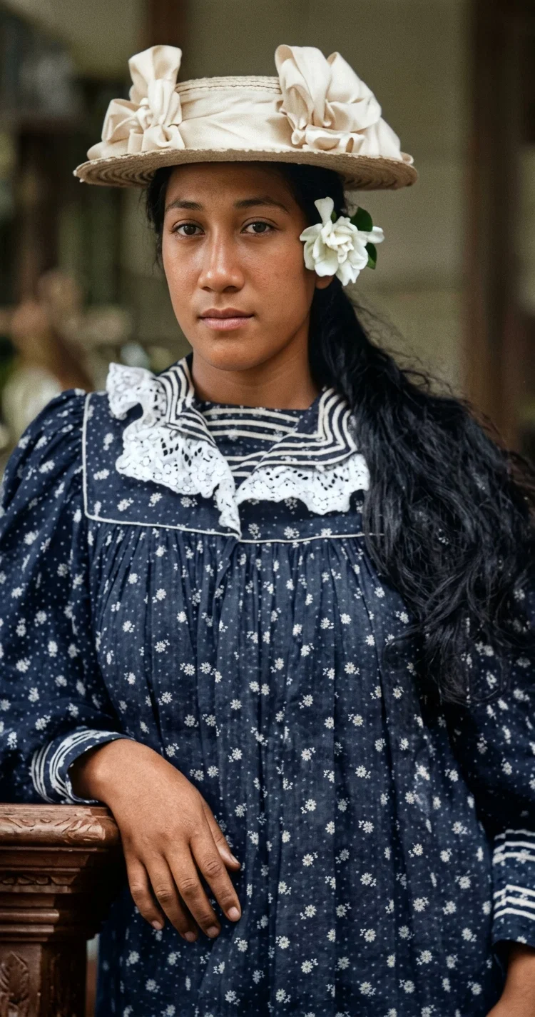 A Tahitian Girl.
