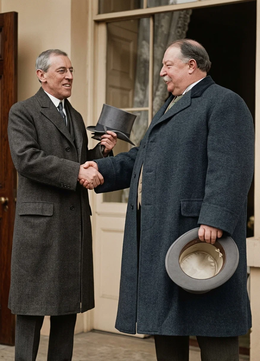 THE OUTGOING AND INCOMING PRESIDENTS