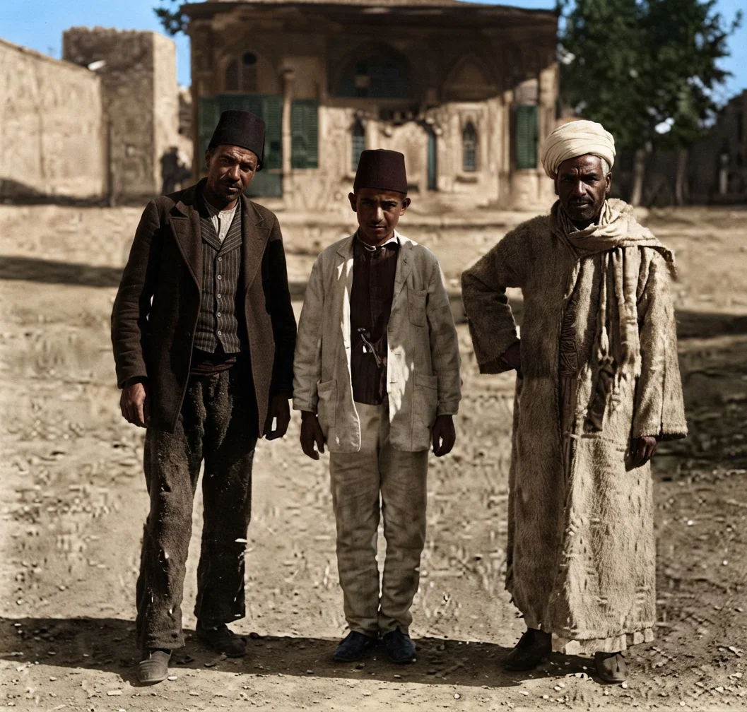 Group of natives in Constantinople