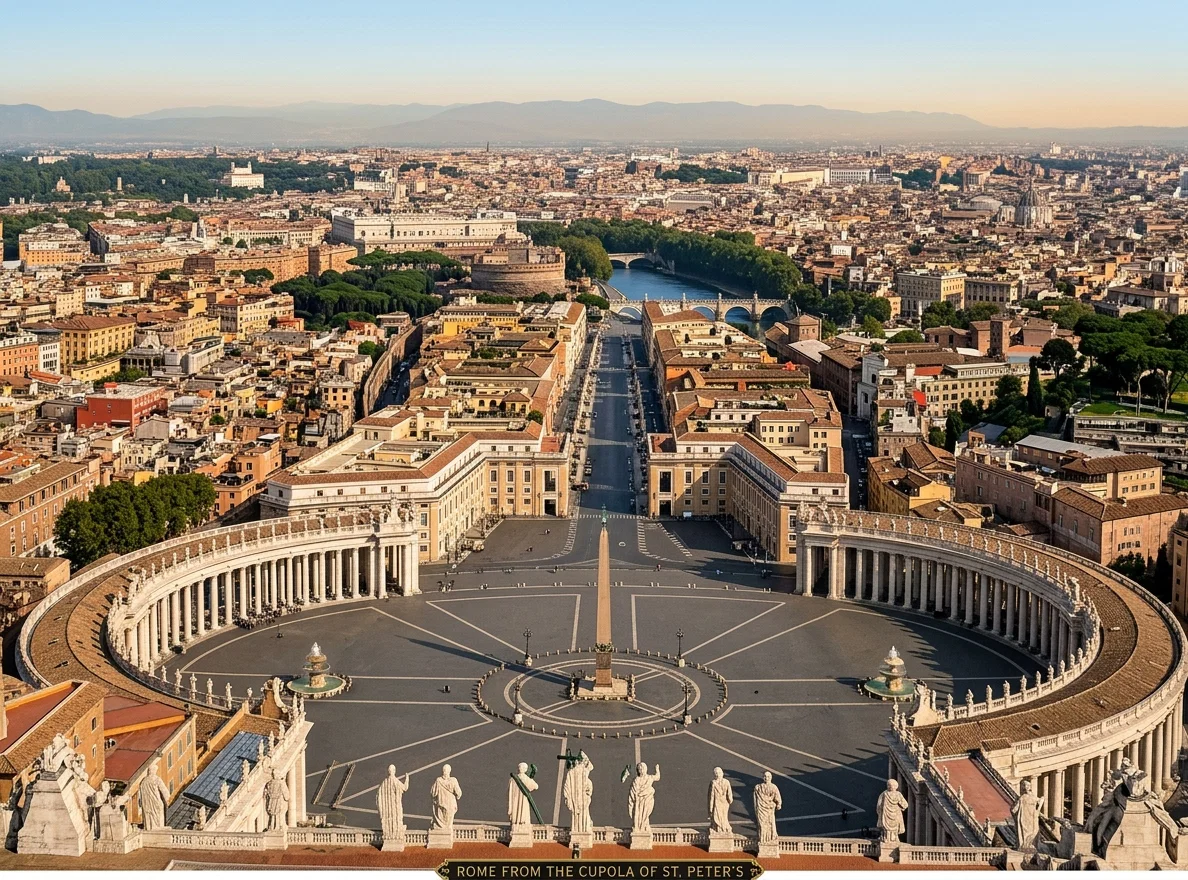 ROME FROM THE CUPOLA OF ST. PETER'S
