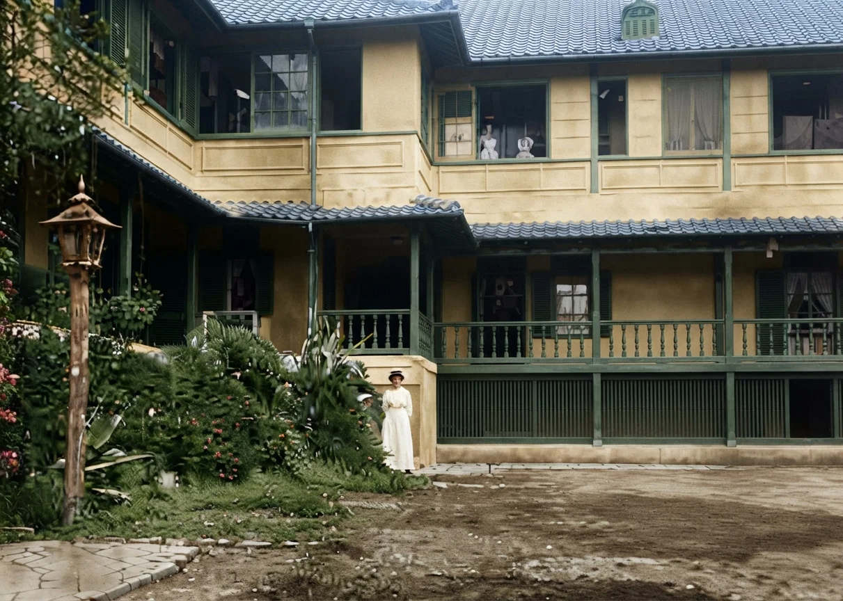 Main Building of Sanitarium, Kobe, Japan.