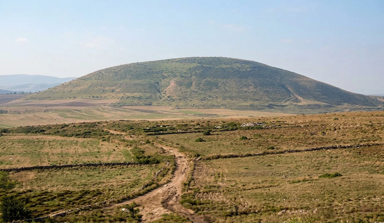 MOUNT TABOR AND A PORTION OF THE PLAIN OF JEZREEL.