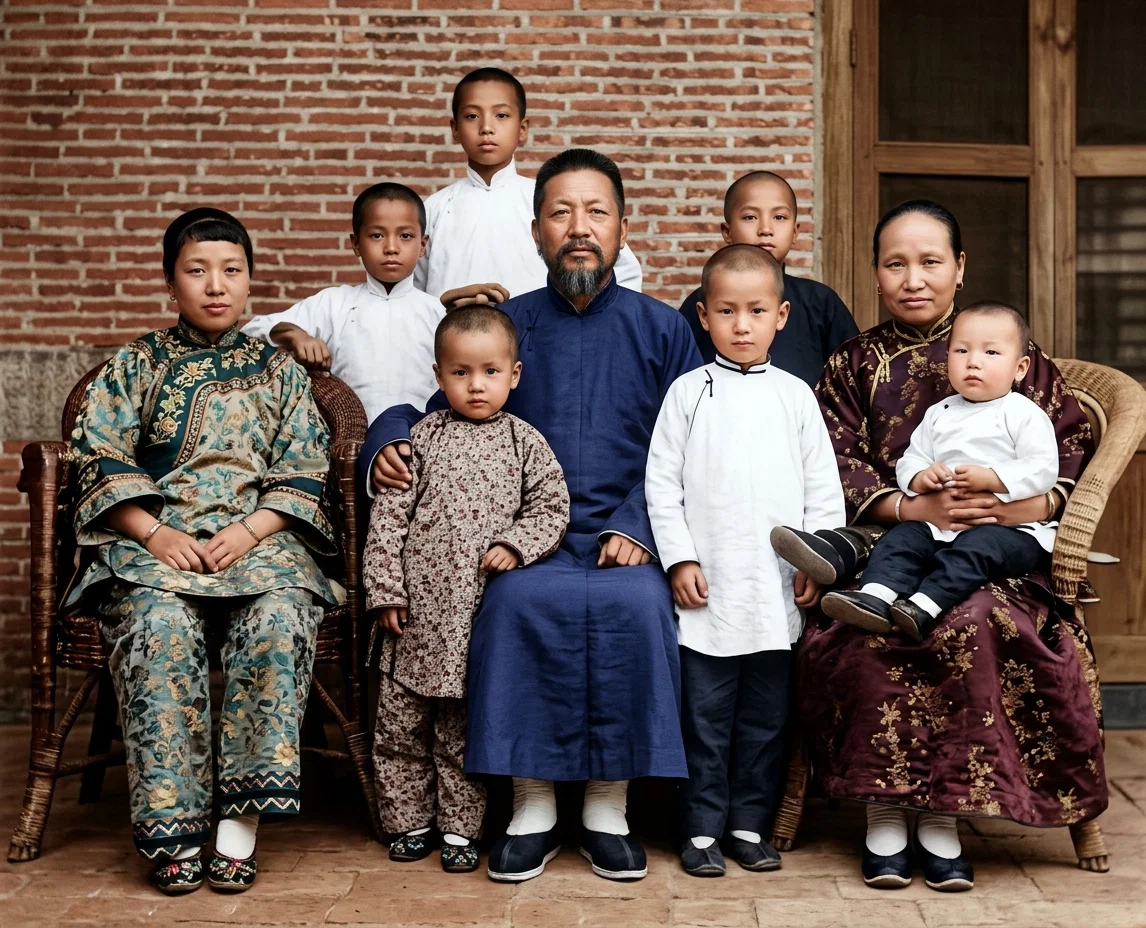 OUR CHINESE MINISTER, ELDER KEH, AND HIS FAMILY