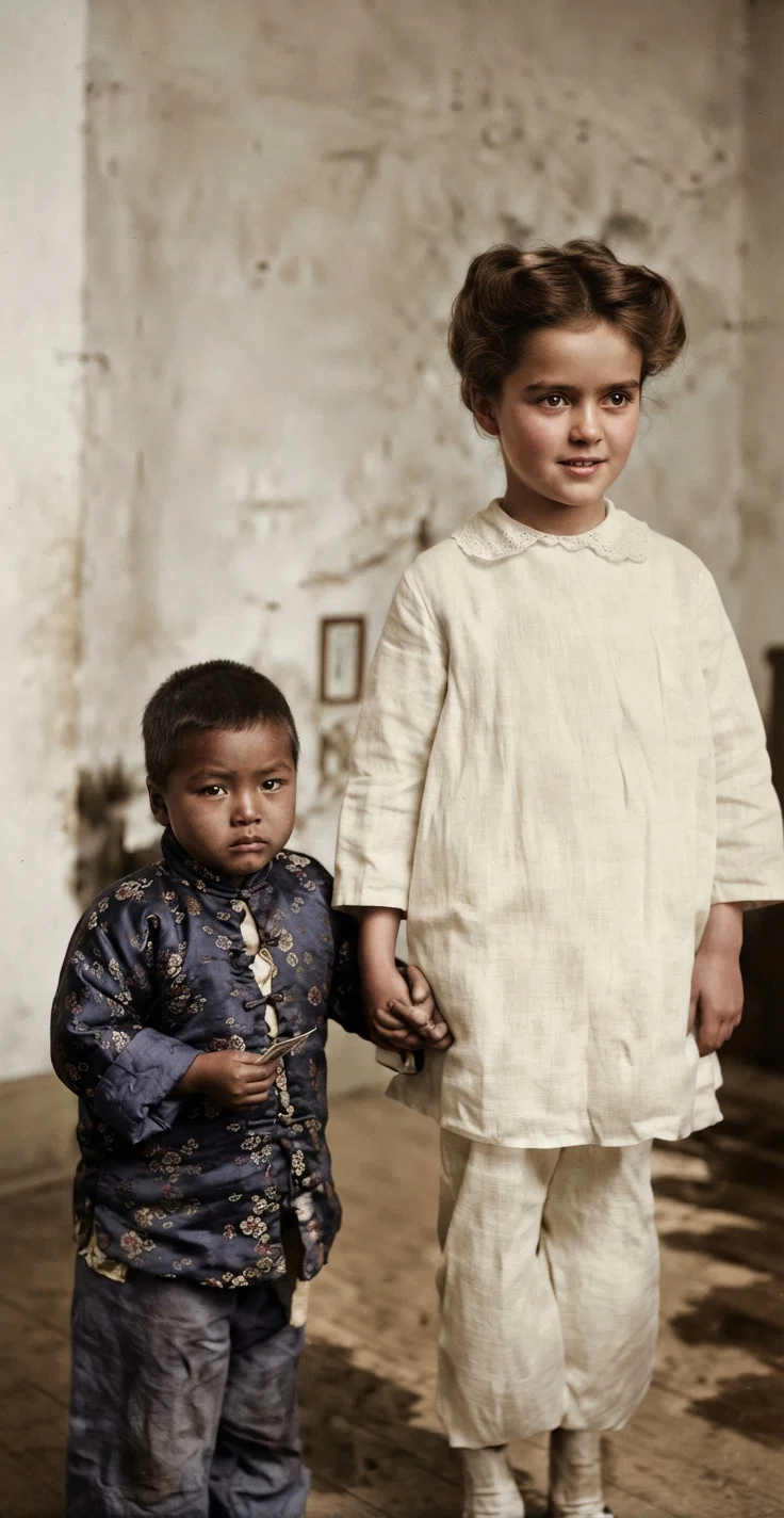 AN AMERICAN MISSIONARY GIRL WHO SPEAKS THE CHINESE LANGUAGE AS WELL AS THE NATIVES