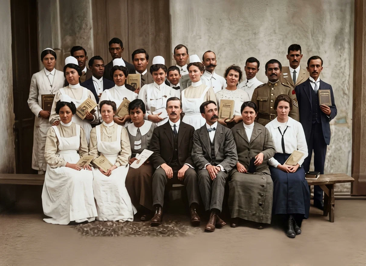 Group of Colporteurs in Argentine, South America