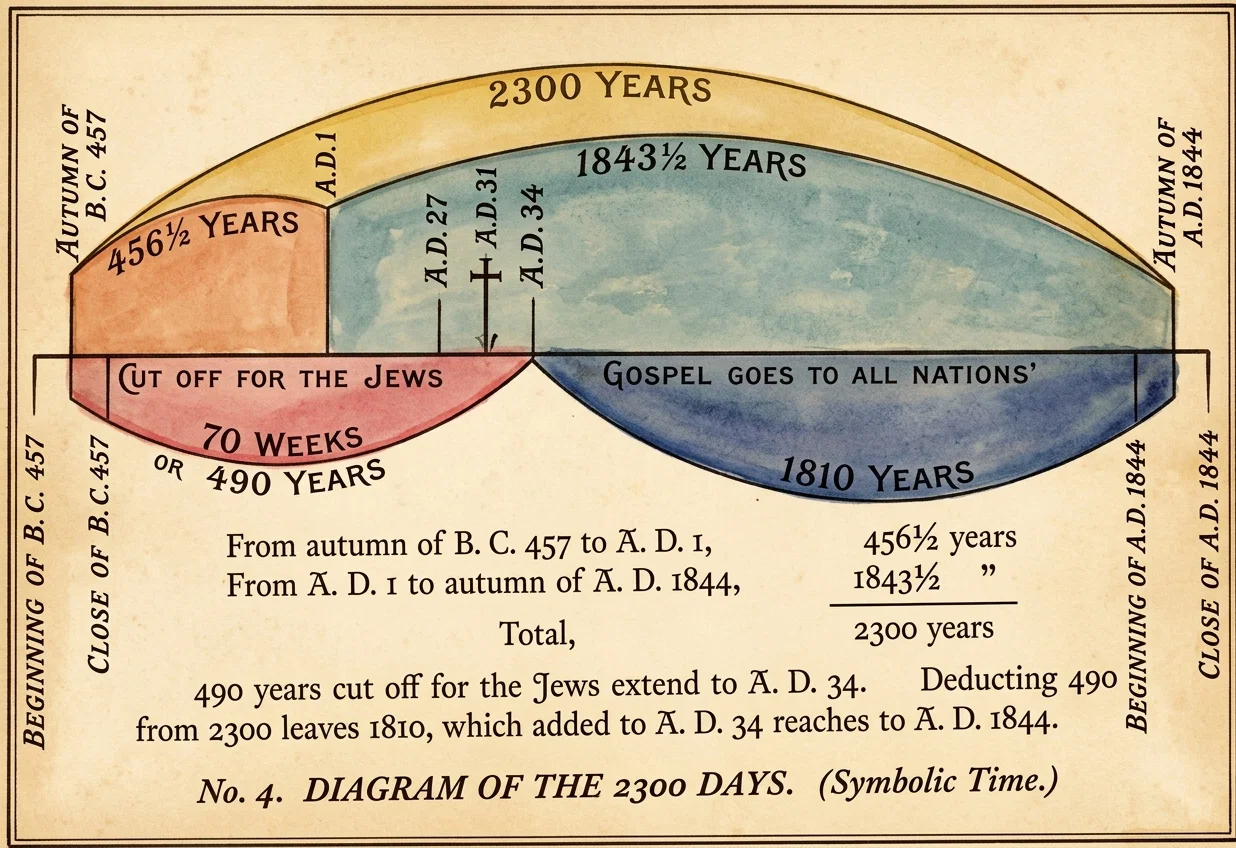 No. 4. DIAGRAM OF THE 2300 DAYS. (Symbolic Time.)