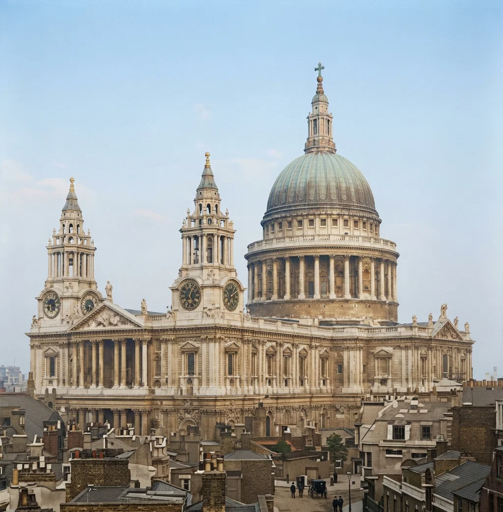 ST. PAUL'S CATHEDRAL, LONDON.
