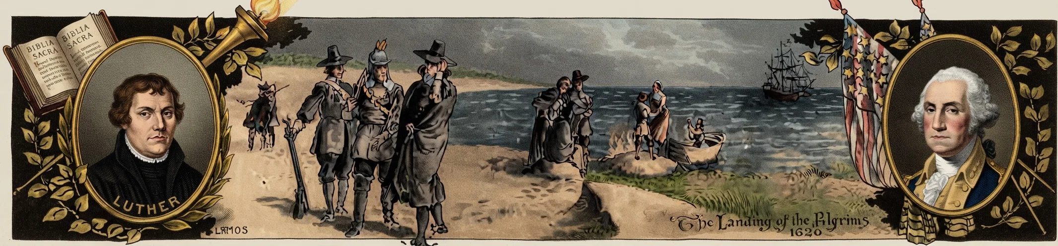 The Landing of the Pilgrims 1620