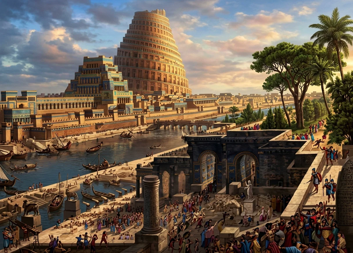 BABYLON AT THE HEIGHT OF ITS GLORY
“And Babylon, the glory of kingdoms, the beauty of the Chaldees’ excellency, shall be as when God overthrew Sodom and Gomorrah.”