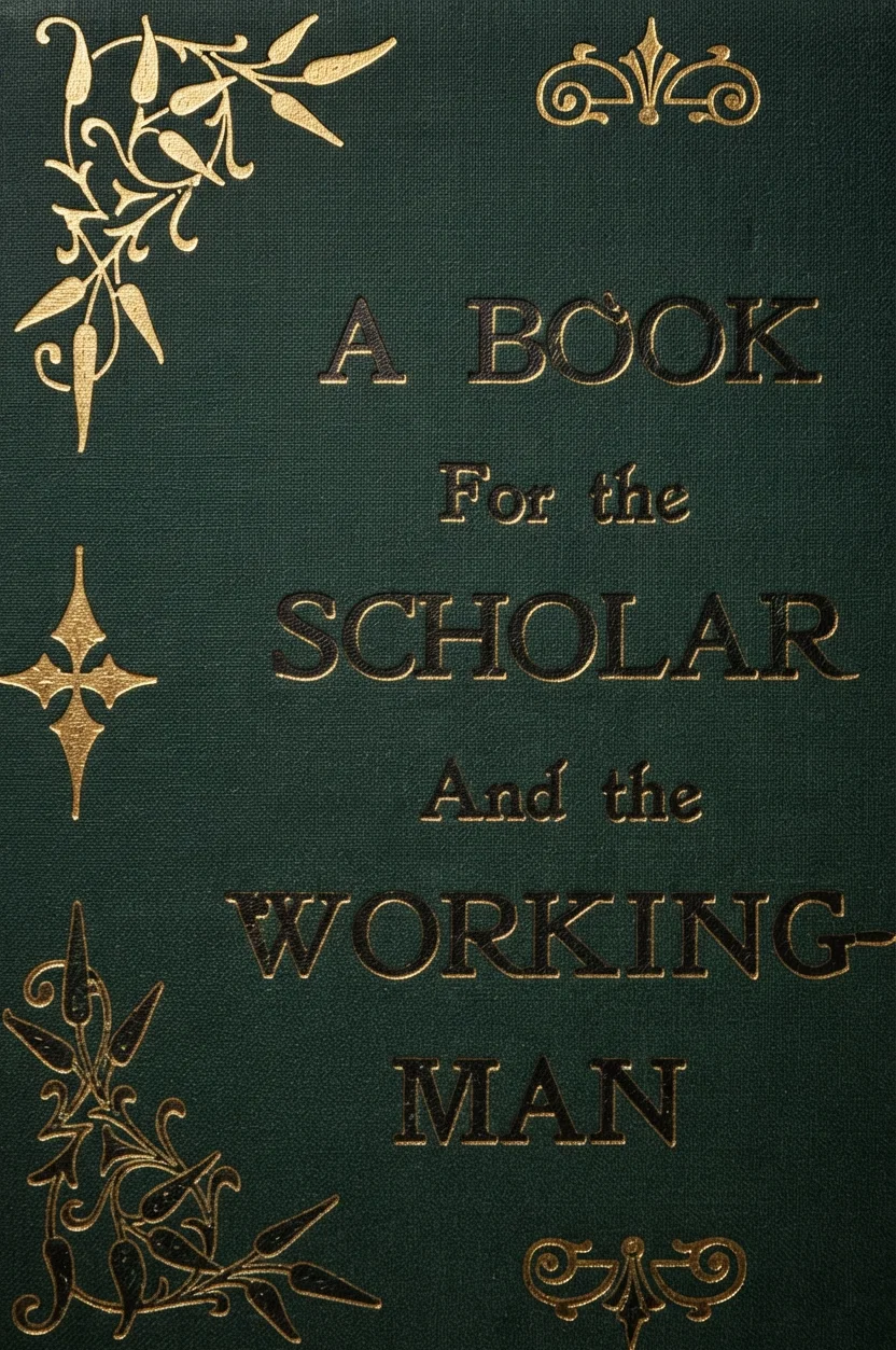 A BOOK For the SCHOLAR And the WORKING-MAN
