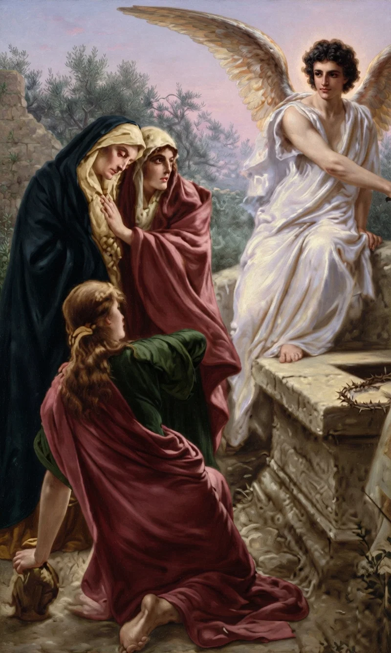 He is not here: for He is risen.