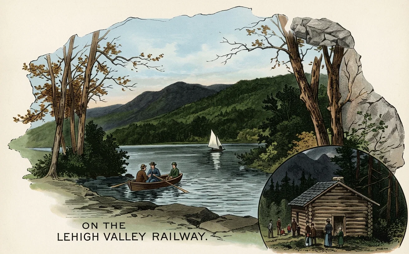 On the Lehigh Valley Railway.