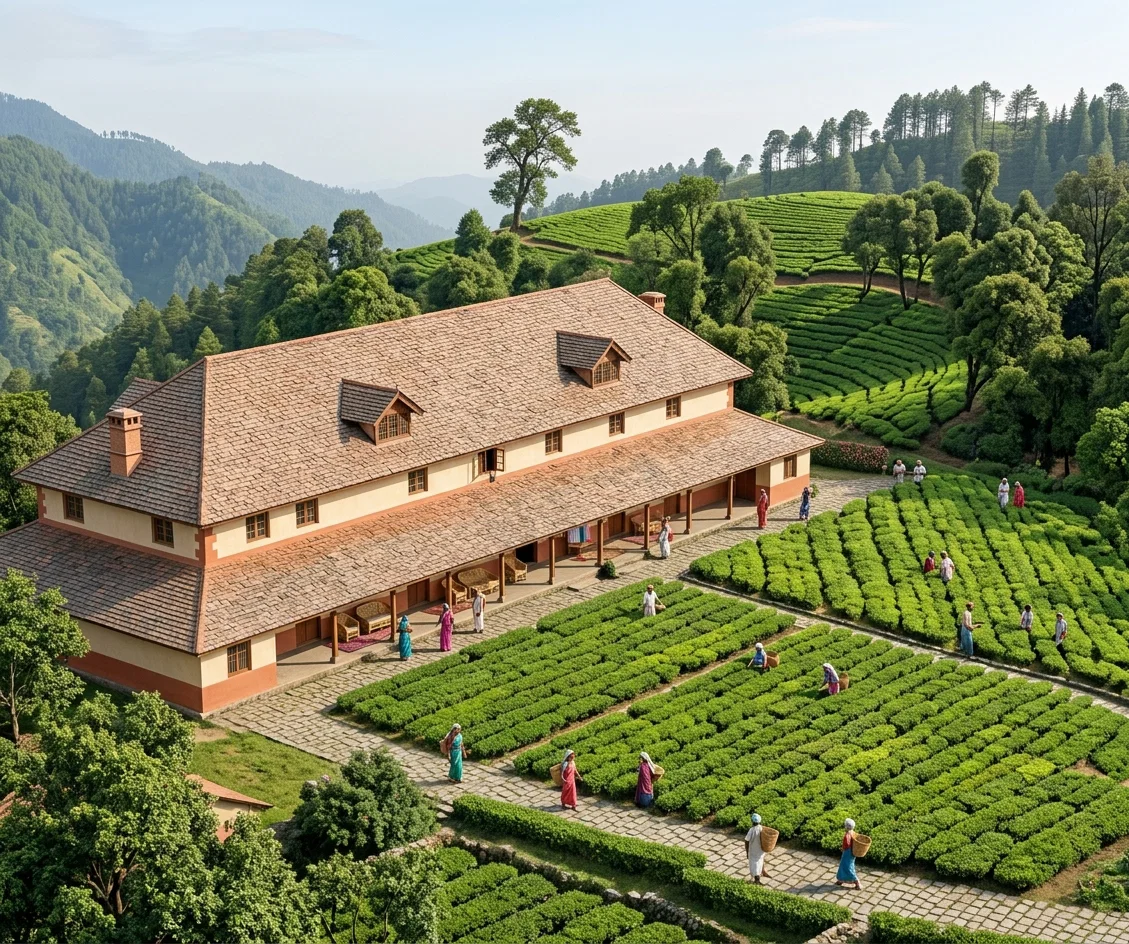 PLANTER'S HOME AND TEA GARDEN, HIMALAYAS