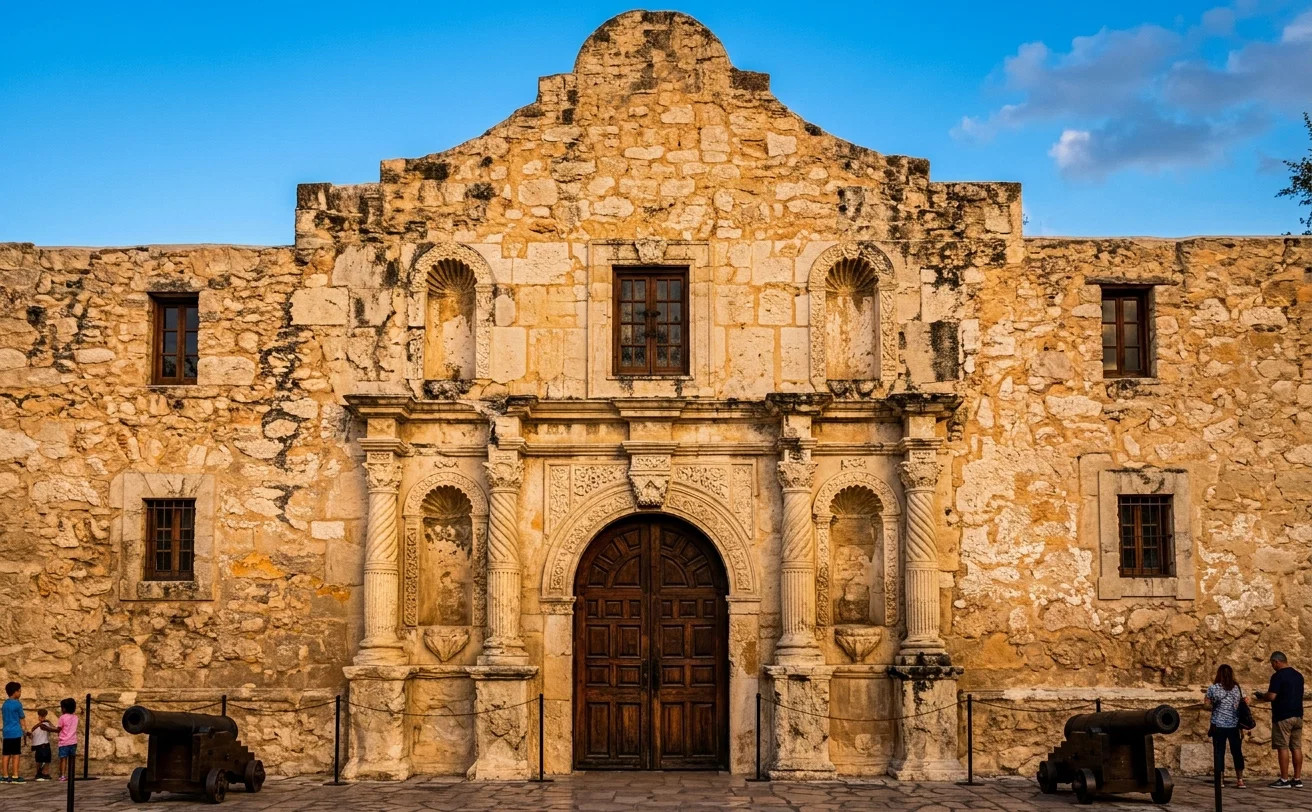 The Alamo. Built 1718. San Antonio, Texas