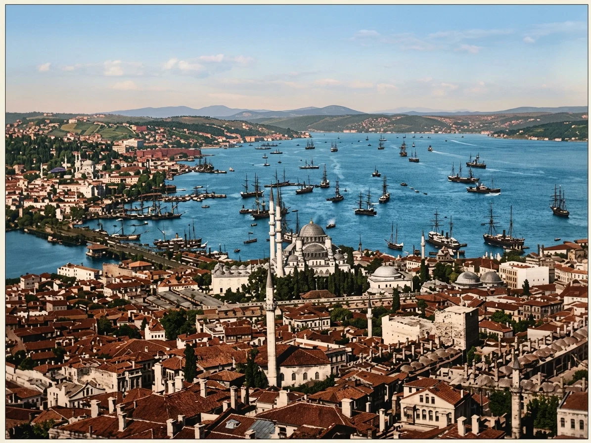 Panorama of Constantinople and the Bosporus