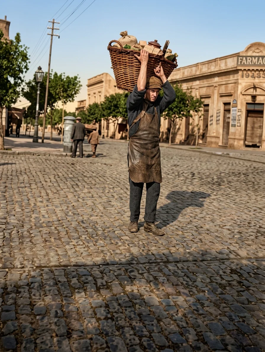 An Argentina Delivery Man.