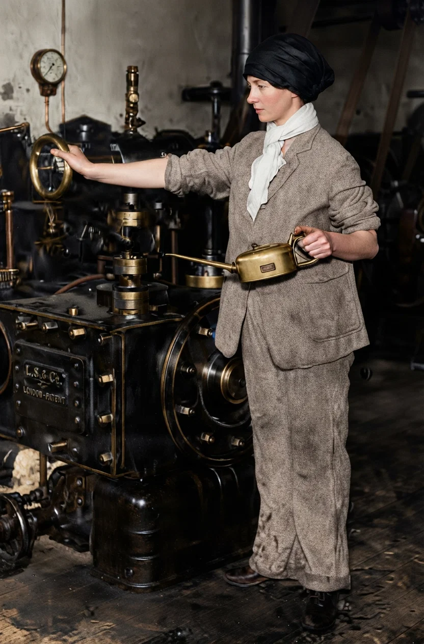 © Underwood 700,000 WOMEN DO MEN'S WORK IN WAR INDUSTRIES IN GREAT BRITAIN