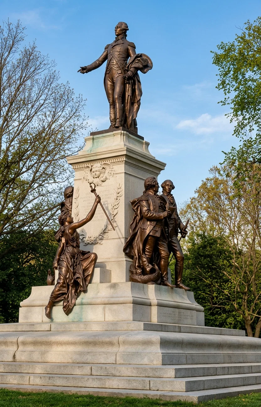 LAFAYETTE MEMORIAL, LAFAYETTE SQUARE