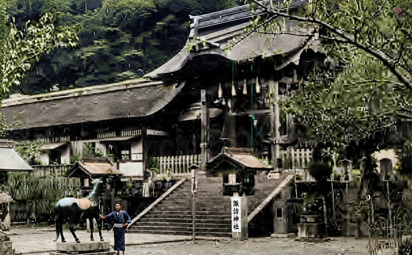 The Suwa Shrine, Nagasaki.